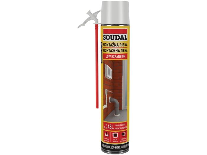 SOUDAL Нискоекспанзиска рачна пурпена 750мл, SOUDAL