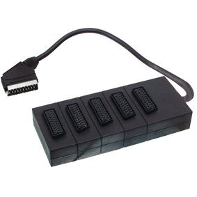 Alfa Electric SCART – SCART BOX адаптер со 5 порти SCART-58