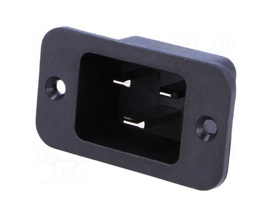 Alfa Electric C20 16A машки конектор за на шасија EL-STA401