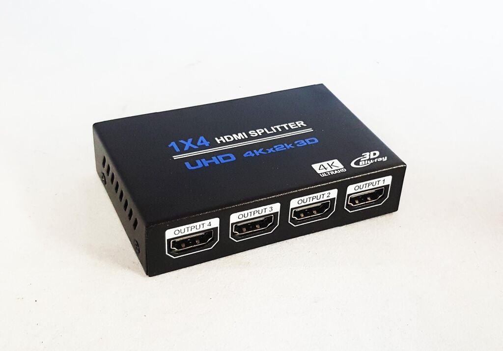 Alfa Electric HDMI сплитер 1/4 активен со адаптер HDMI-SPLITTER-1/4-ACTIVE
