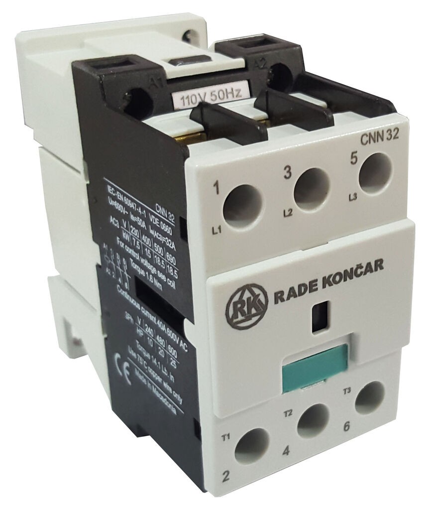 Alfa Electric Контактор 110V 32A AC3 50Hz ЦНН 32 00
