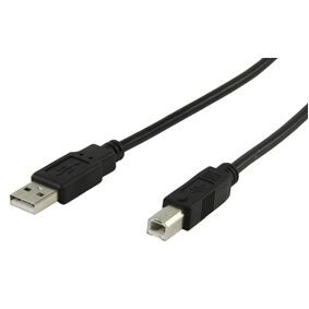 Nedis USB 2.0 High-Speed кабел A – B 1.8м, црн CABLE-141HS