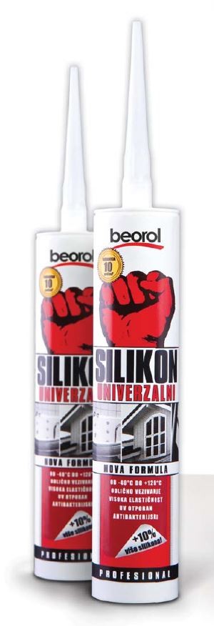 Beorol Ацетатен универзален силикон кафеав 280мл