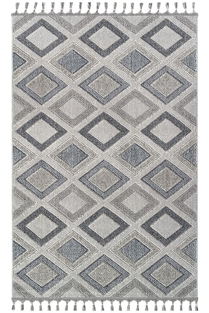 Conceptum Hypnose Rug Bukle 1402, 100x200 cm, сив