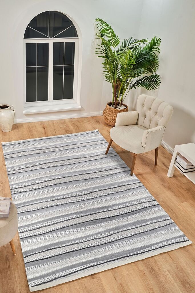 Conceptum Hypnose Carpet Boyut By045, 160x500 cm, крем-сива