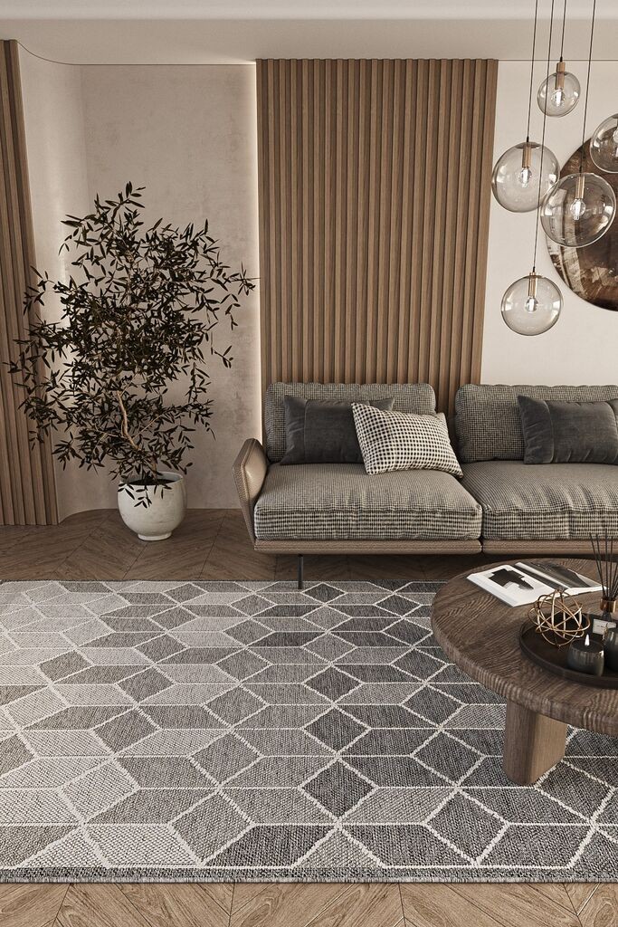 Conceptum Hypnose Carpet Elite 03, 80x150 cm, Сив