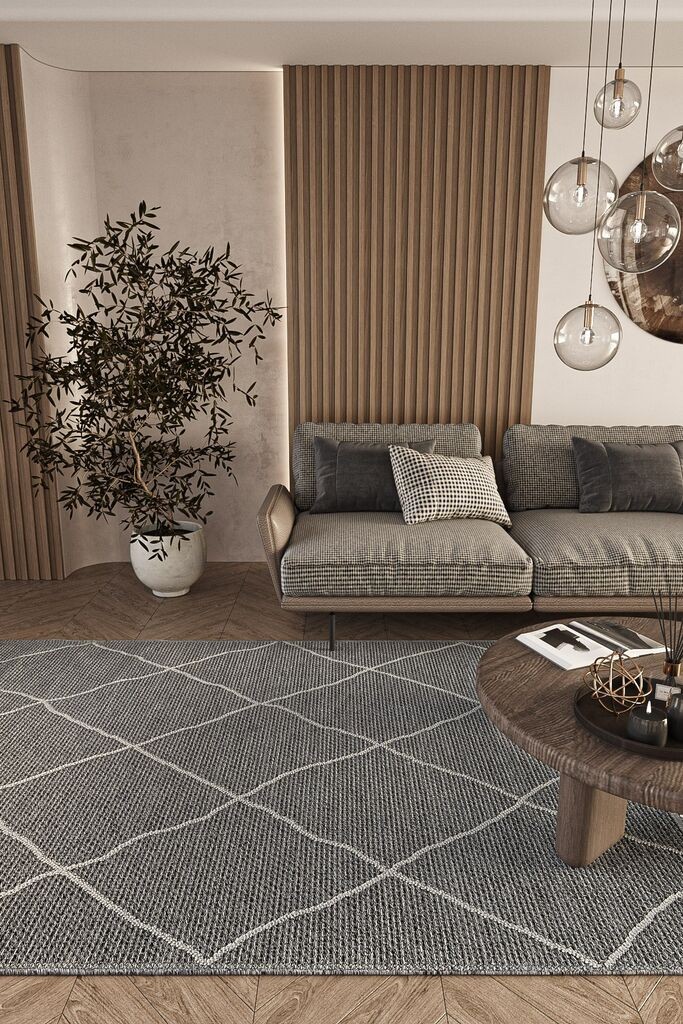 Conceptum Hypnose Carpet Elite 02, 160x200 cm, Сив