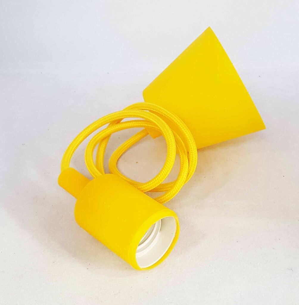 Alfa Electric Жолт кабел со фасонка за ЛЕД сијалица OL19604-E27R-ZOLT