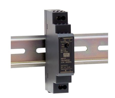 MeanWell DIN напојување 12V DC 1.25A HDR-15-12