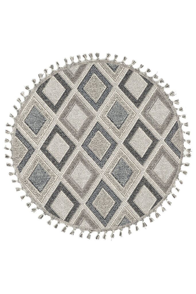 Conceptum Hypnose Rug Bukle 1402, O200 cm, сив