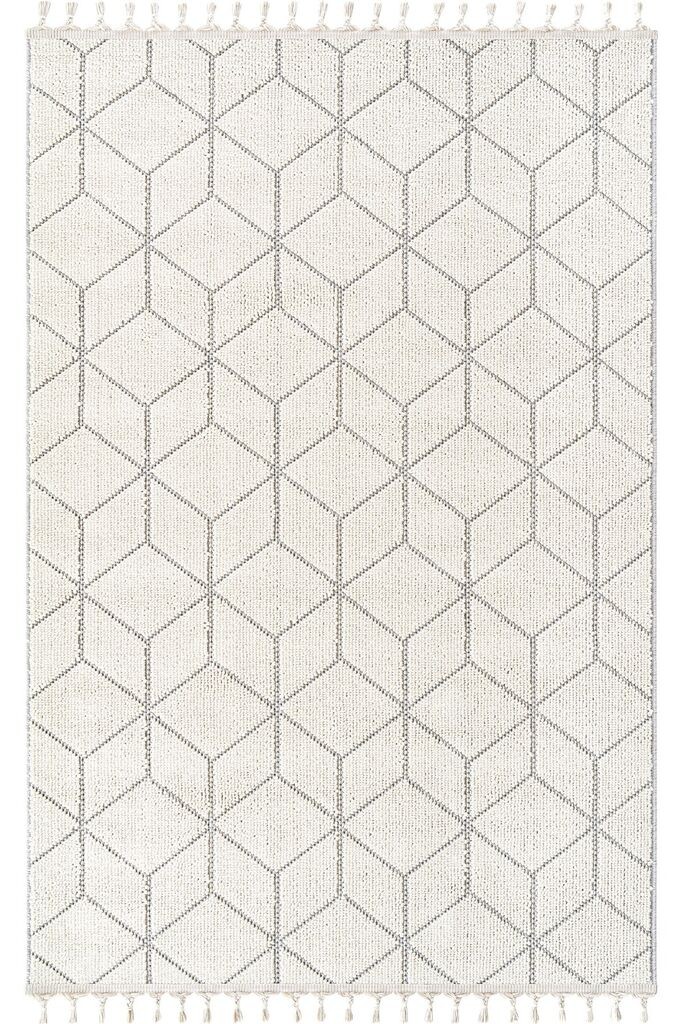 Conceptum Hypnose Rug Bukle 1407, 120x450 cm, бела