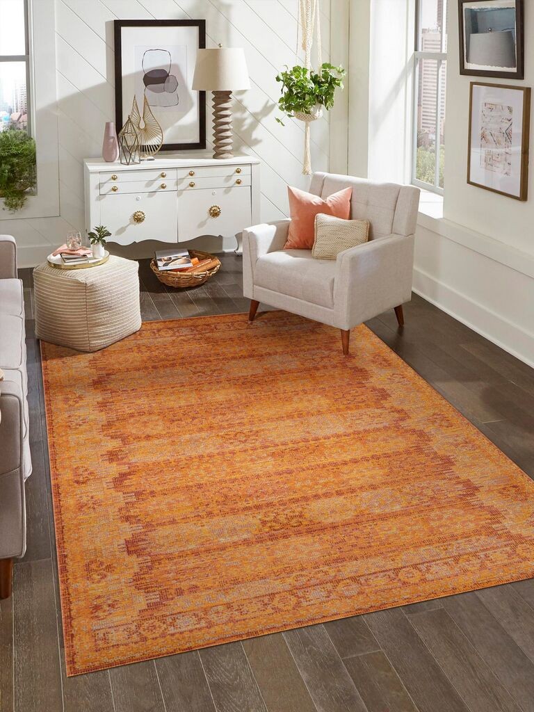 Концепт хипнозен тепих Антички 1115, 120x180 cm, портокал