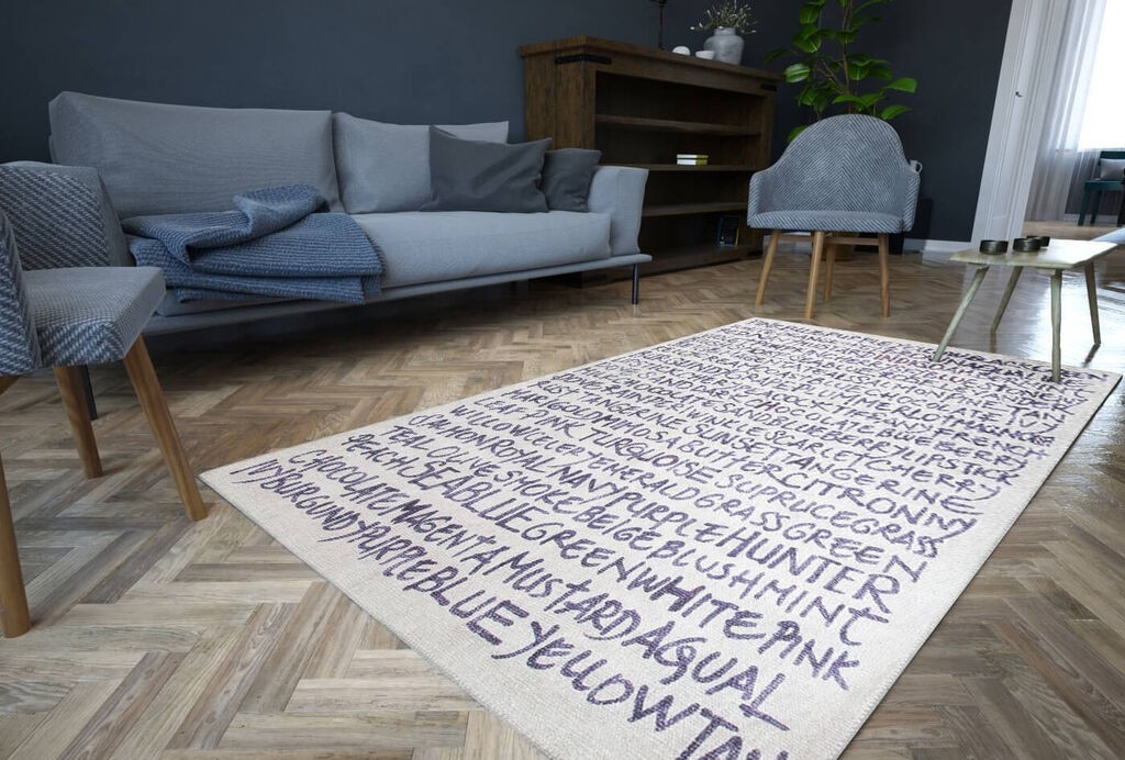 Conceptum Hypnose тепих Ada Gonul -AL 372, 140x190 cm, бело-сиво