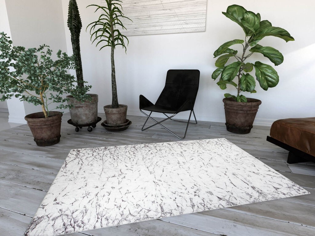 Тепих Conceptum Hypnose Ada Gonul -AL 381, 140x190 см, црно-бел