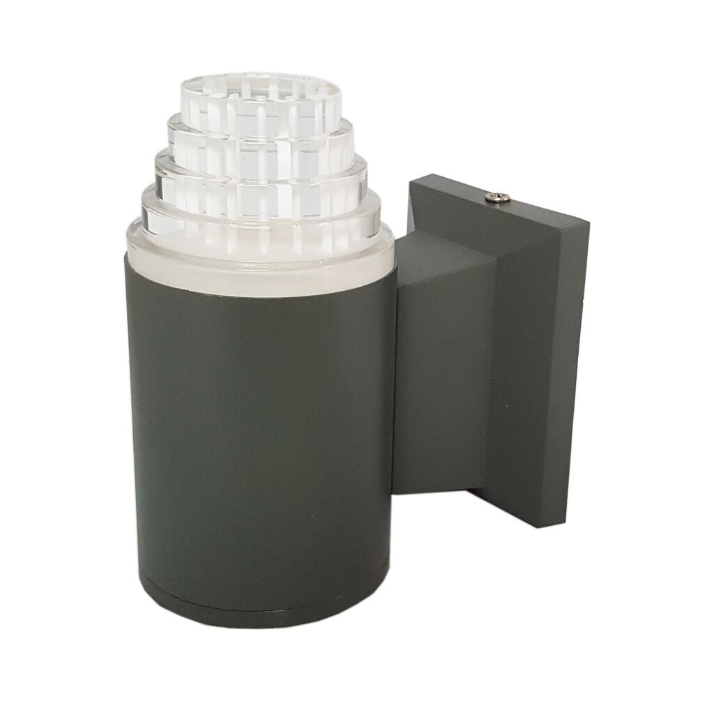 Alfa Electric Сива ЛЕД ламба за двор 3W OL7091/65X1SV