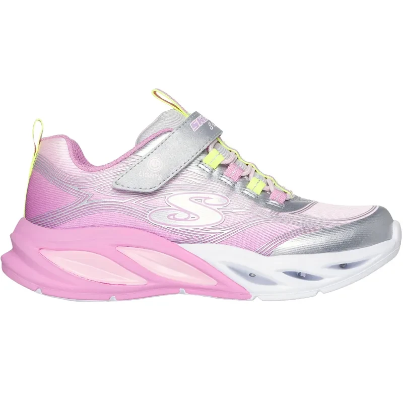 Skechers патики за девојчиња Cosmic Glow, црно-розова