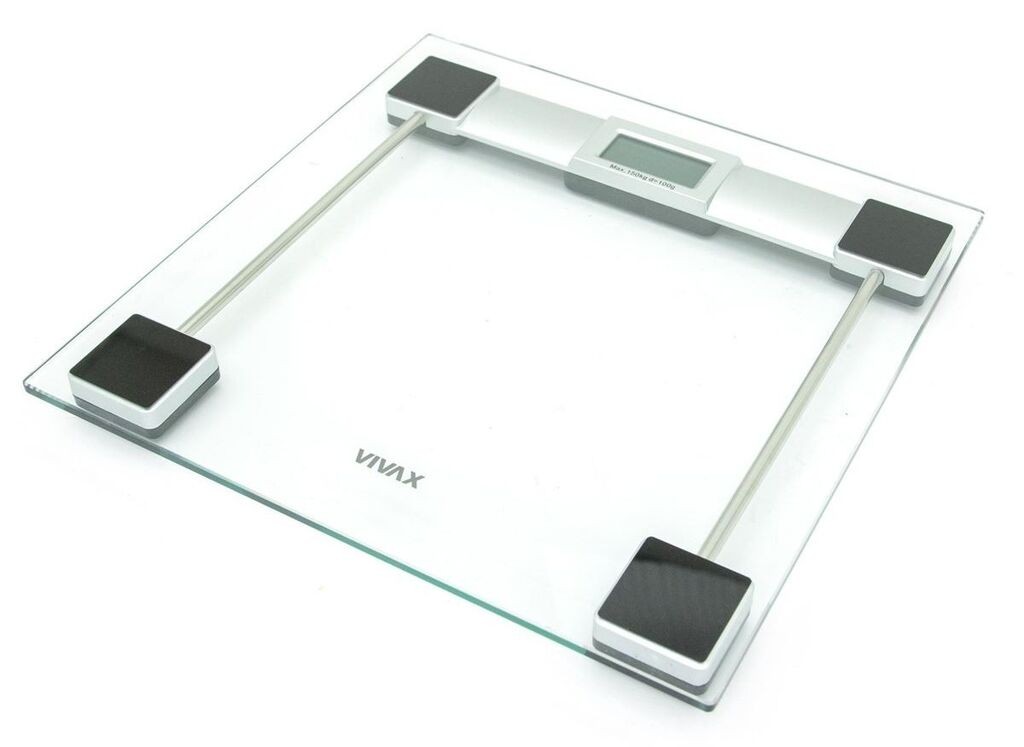 Vivax Home вага за мерење тежина PS-154WG, транспарентна