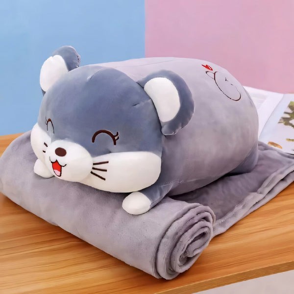 Играчка со ќебе сиво Глувче