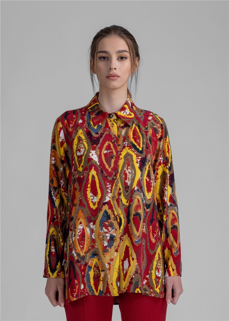 BELLA Кошула Скарлет принт