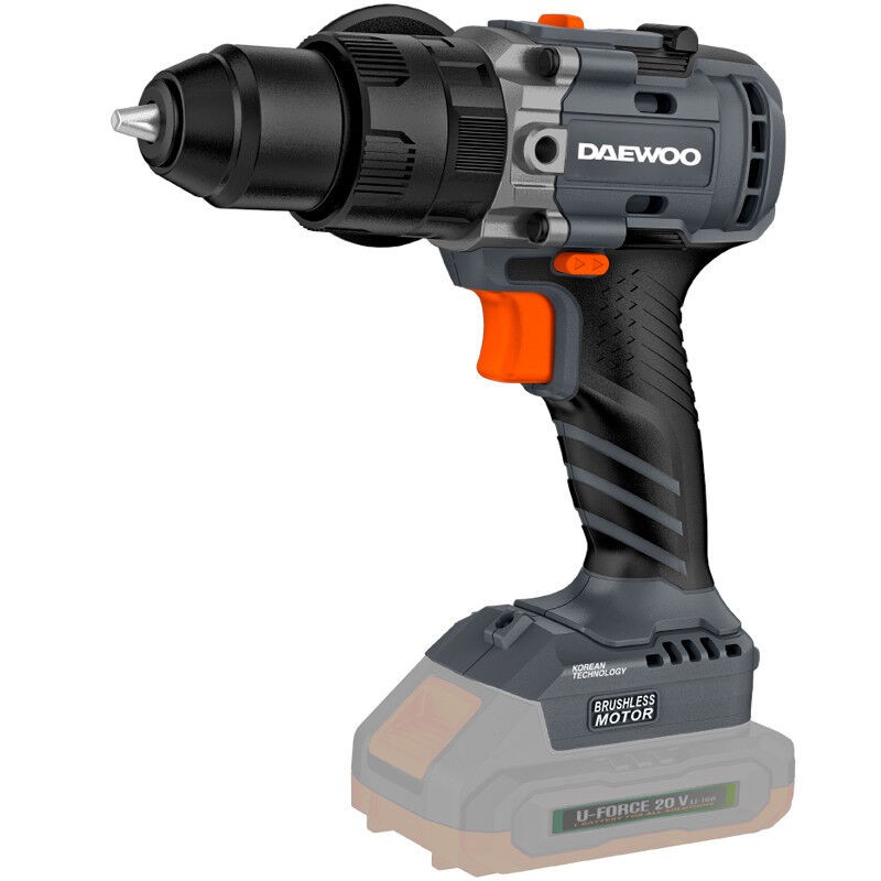 DAEWOO Акумулаторска Ударна Бормашина U-Force 20V, 80Nm – Без Батерија и Полнач
