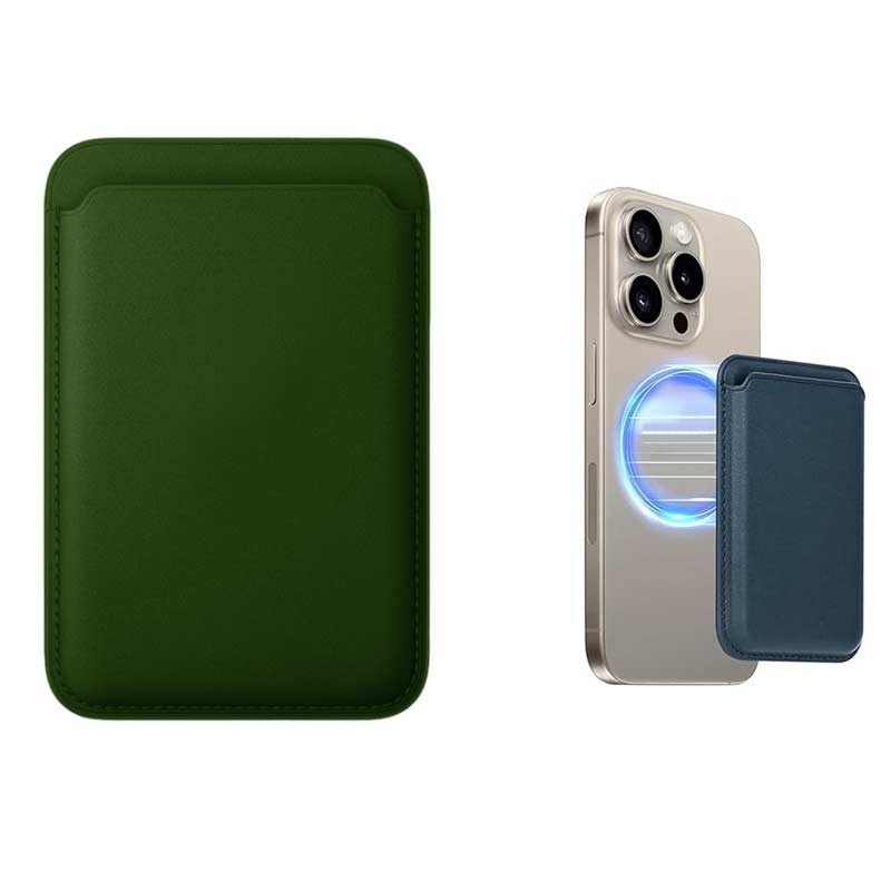 Магнетен држач за картичка - Темно зелена