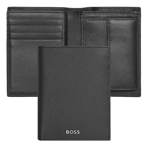 BOSS Футрола, За кредитни картички, Classic Grained, HLG416A, 8*11*2цм, Црна