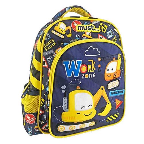 DIAKAKIS Ранец, 2 Патенти, Work Zone, 000585481, 27x31x10цм, Микс