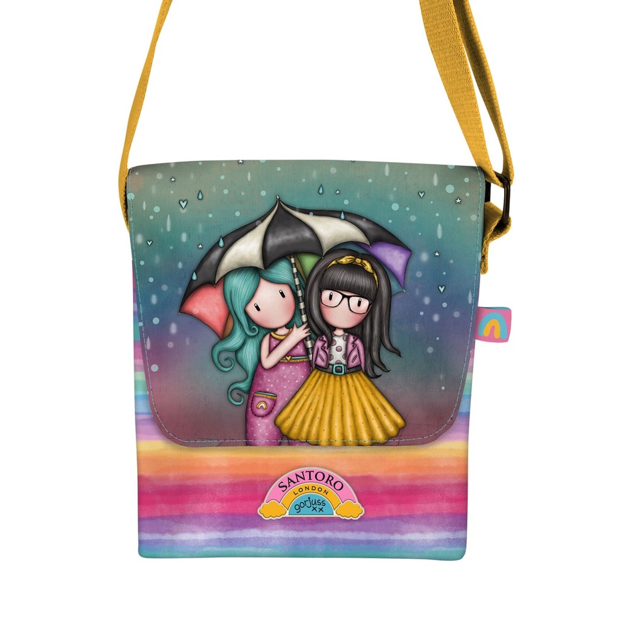 SANTORO Торбичка,За на рамо,Be Kind To Each Other,, Gorjuss1202GJ02,20*23,5*2,5цм