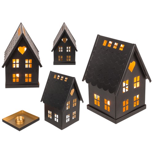 OUT OF THE BLUE Украс , Куќичка Свеќник, Метална , 190479#