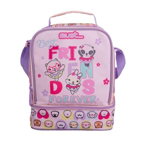 DIAKAKIS Торбичка, За Ужинка, Best Friends, 000585861, 22x28x16цм, Микс