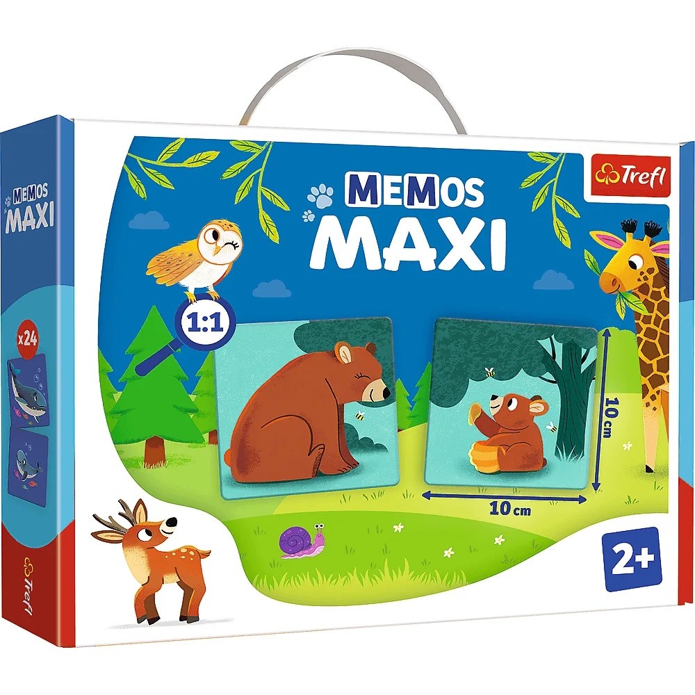 TREFL Друштвена игра, Меморија, Animal Parents and Children, 3+, 02268