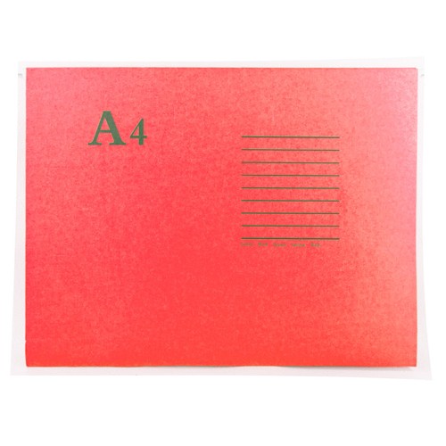 BG OFFICE Папка висечка за картотека, А4,280 гр,, Euroflex, 02A20337,C407, Црвена