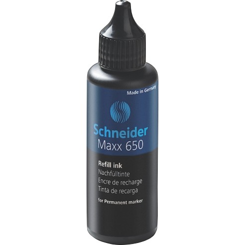 SCHNEIDER Мастило, За Маркер Maxx 230, 233 и 280, 50мл, Maxx 650, 165001, Црна