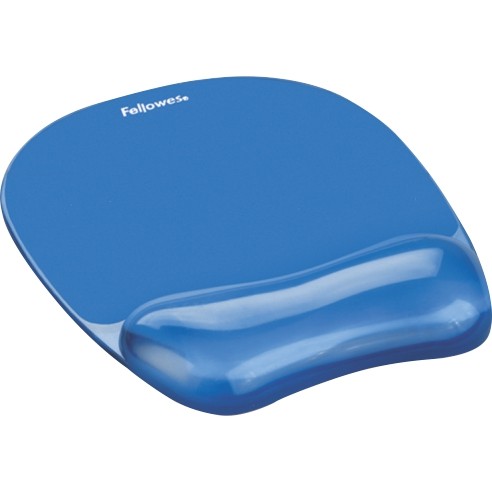 FELLOWES Подлога За Маус, Со одмарач за дланка, Гел, 9114120, Сина