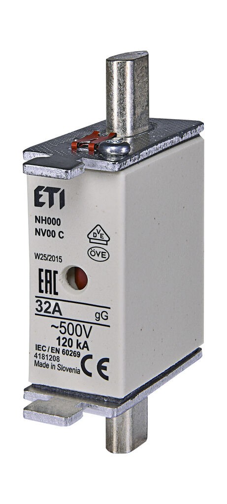 ETI Ножест осигурач NH00 gG 32A НВ00 Ц ЕТИ