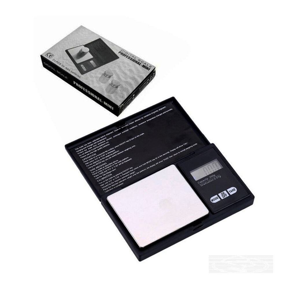 Alfa Electric Мини прецизна дигитална вага 200g×0.01g – професионална