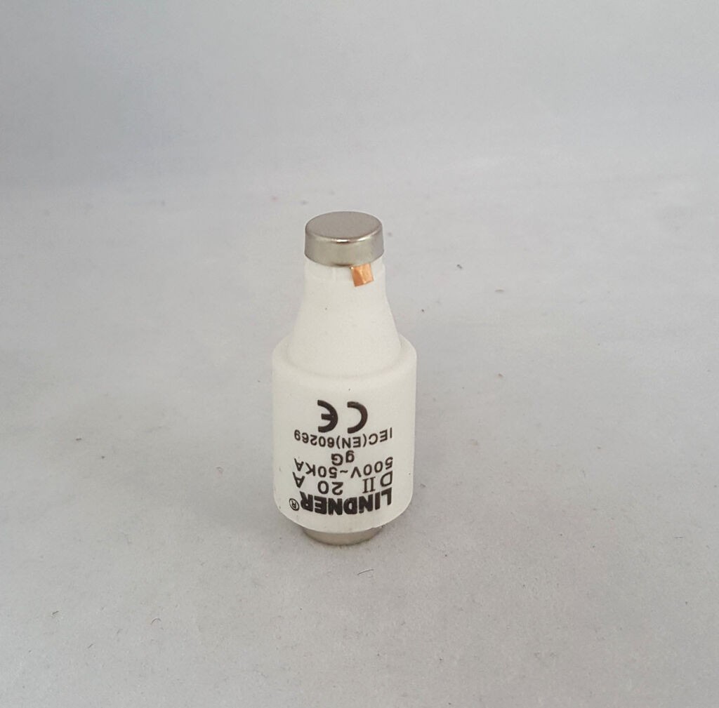 Alfa Electric Патронски осигурач 20A, D2, EZN 3А – FUSE-D2-20A-EZN25