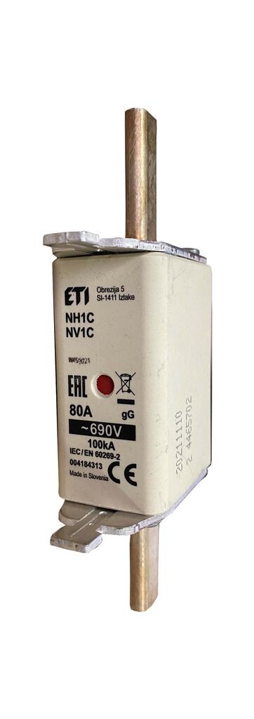 ETI Ножест осигурач NH1 gG 80A