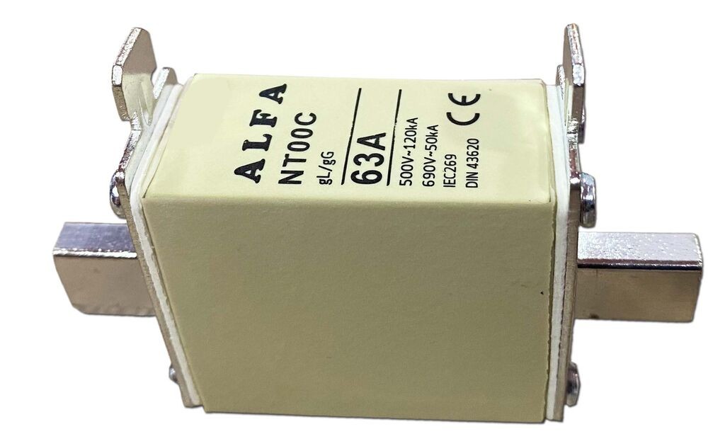 Alfa Electric Ножест осигурач NH00 63A gG 690V 50kA