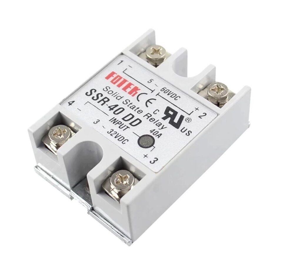Alfa Electric Солид стејт реле 40A, DC излез 5–60V – SSR-40DD FOTEK