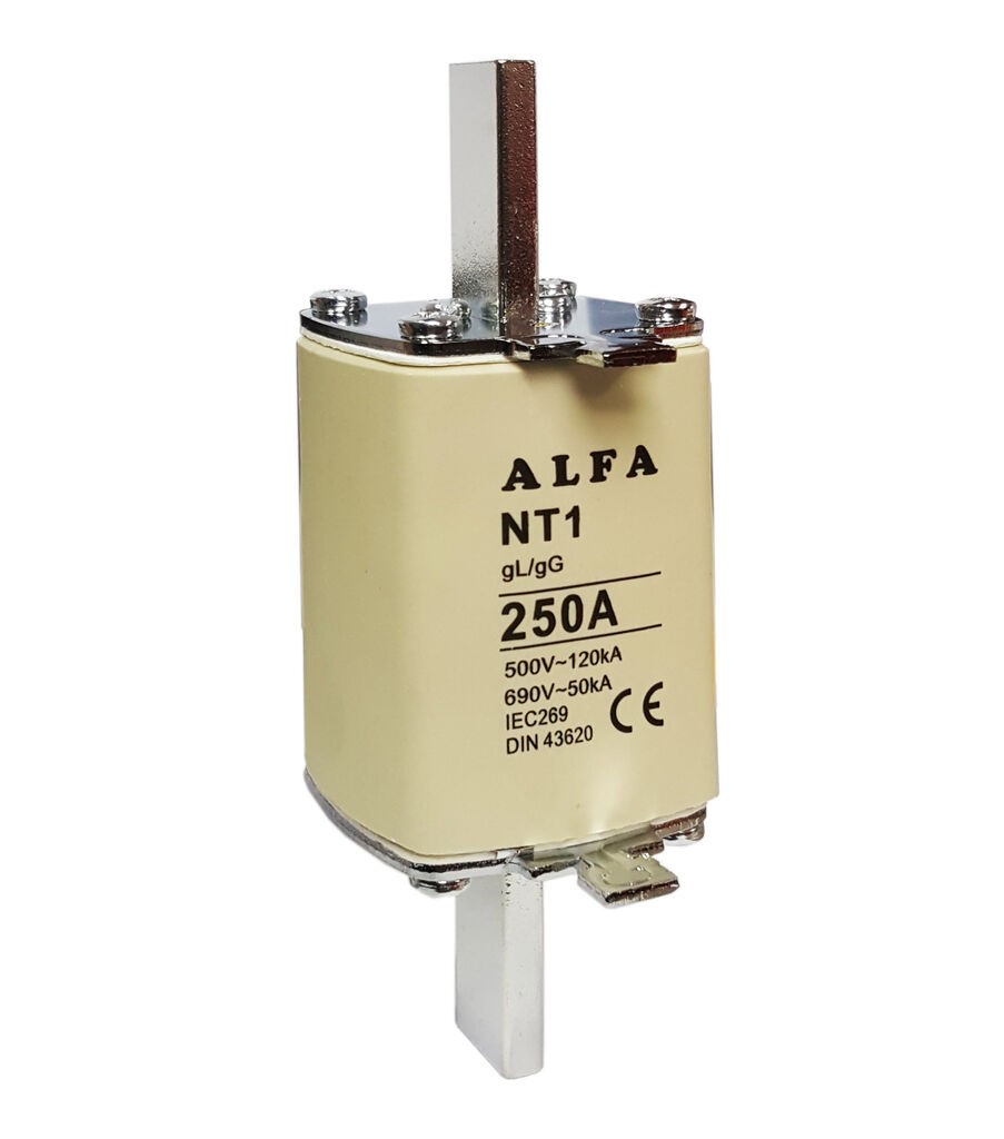 Alfa Electric Ножест осигурач NH1 250A gL/gG 690V 50kA НТ1 250А