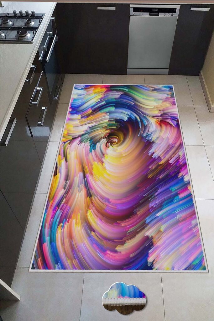 Conceptum Hypnose тепих Hmnt586, 100x200 cm, Шарена