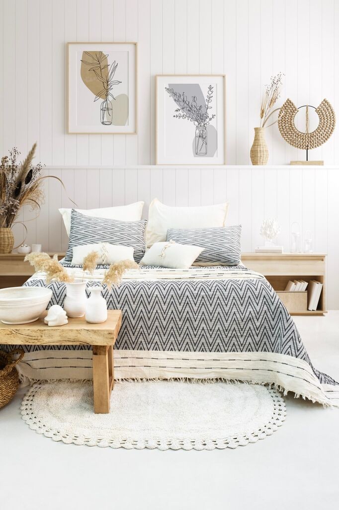 Комплет постелнина L'essentiel Maison Милена, 240x260, Антрацит