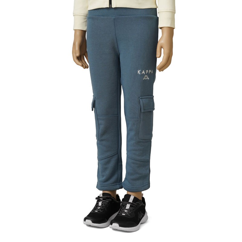 Долен дел од тренерка Kappa Logo Spanto за момчиња, темно сива