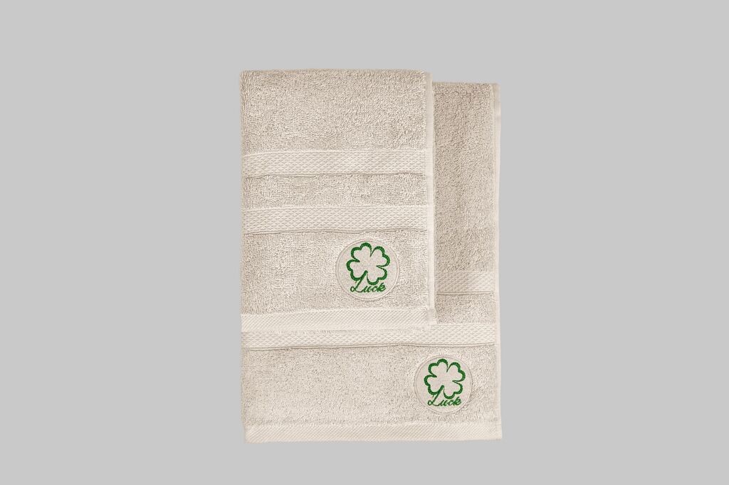 Комплет пешкири L'essentiel Maison Luck, 2 парчиња, Беж