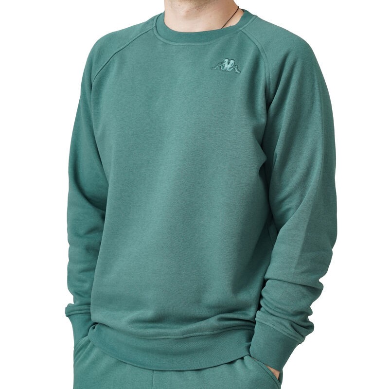 Kappa Машки дуксер Logo Caimali, Зелен