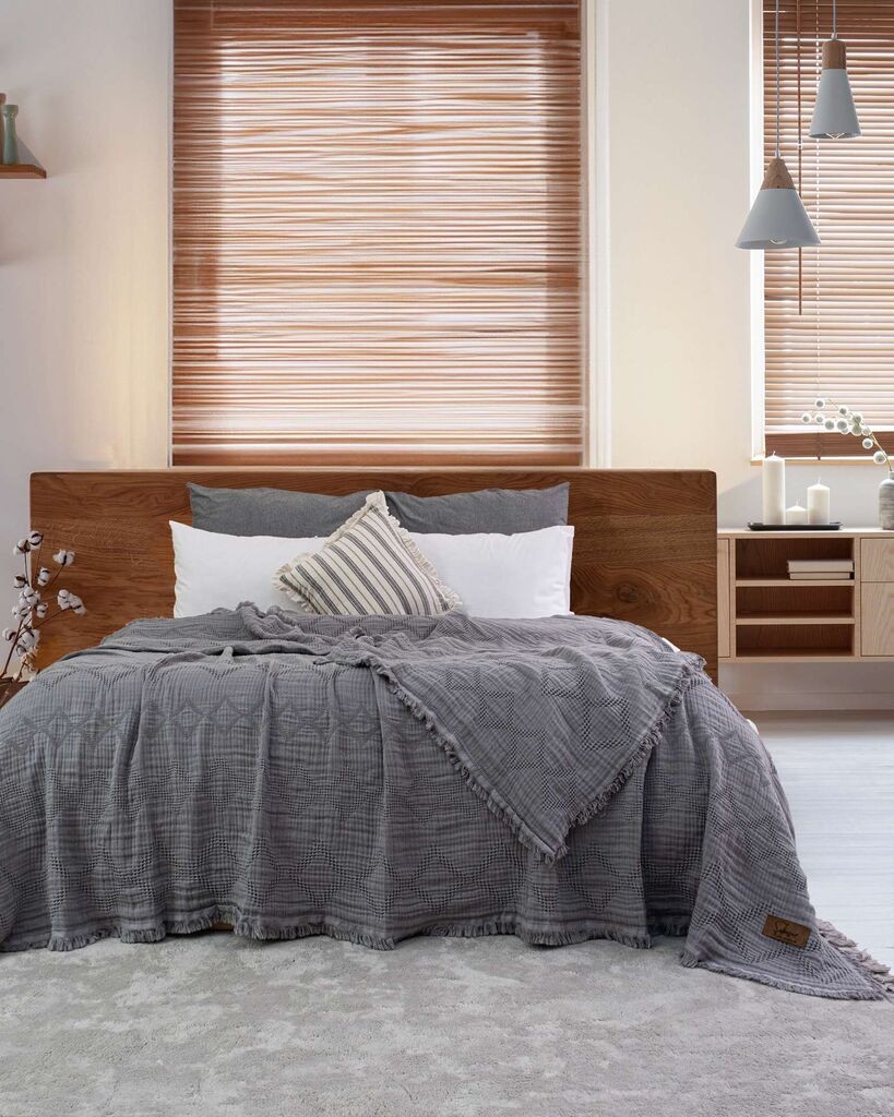 L'essentiel Maison Прекривка Оскар, 240x260, темно сива