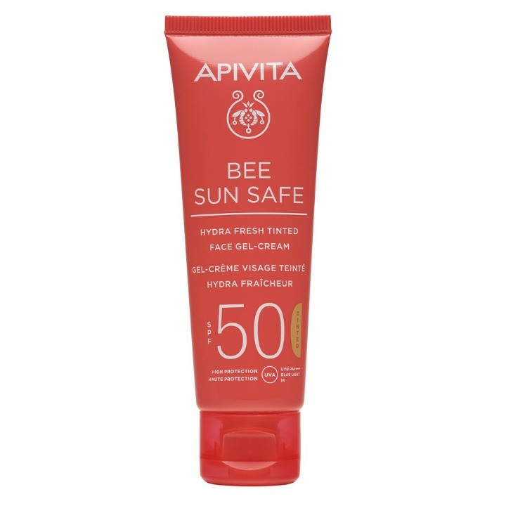 APIVITA Bee Sun Safe Hydra Fresh гел крем со тон, 50 мл