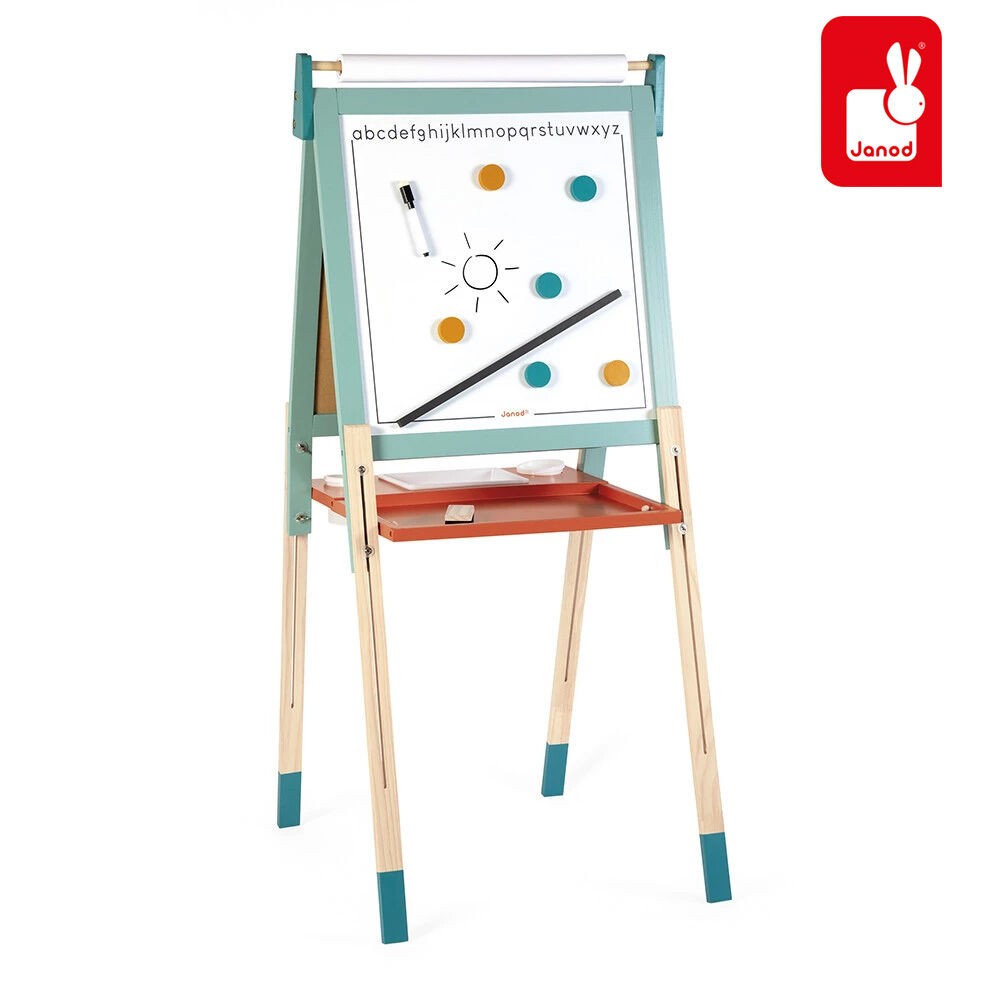 Janod Двострана табла со прилагодлива висина (минт)