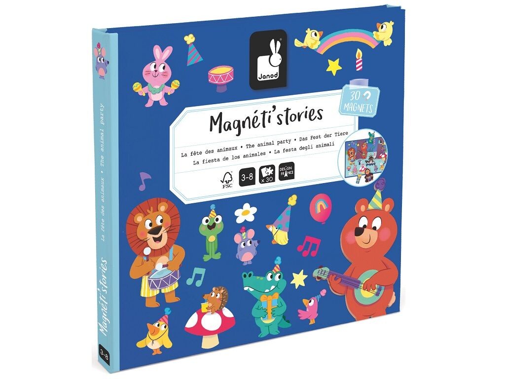 Janod Магнетни приказни ЗАБАВА ВО ШУМАТА